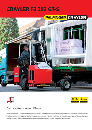 Heftrucks op diesel Palfinger F3 203 GT-S
