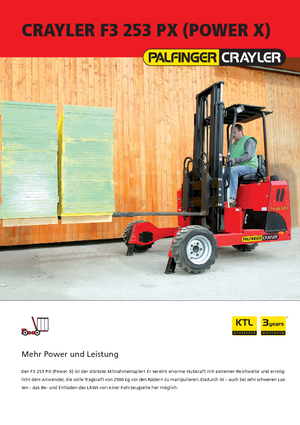 Heftrucks op diesel Palfinger F3 253 PX