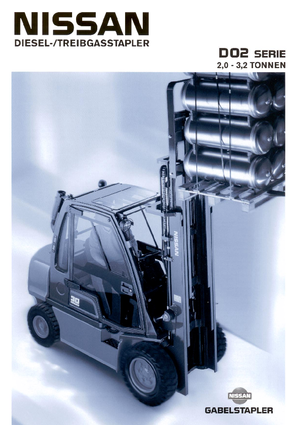 Dieselheftrucks Nissan FGD 02 A 30 Q
