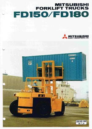 Dieselheftrucks Mitsubishi FD 150