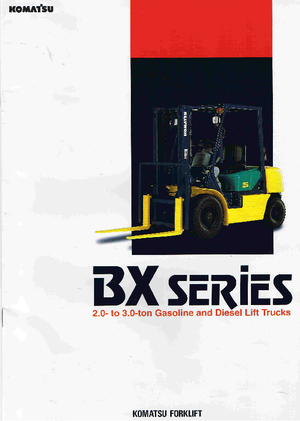 Dieselheftrucks Komatsu FD 25 T 12