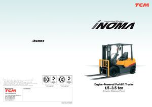 Dieselheftrucks TCM FD 35 T 3 S Inoma