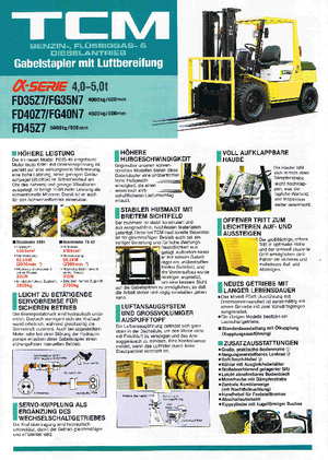 Dieselheftrucks TCM FD 45 Z 7