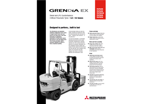 Dieselheftrucks Mitsubishi FD 40 N