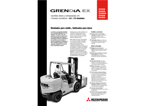 Dieselheftrucks Mitsubishi FD 40 N