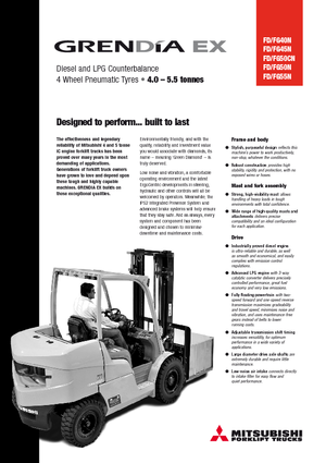 Dieselheftrucks Mitsubishi FD 50 CN