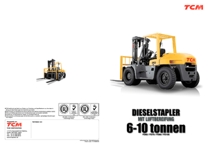 Dieselheftrucks TCM FD 100-2