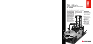 Dieselheftrucks Mitsubishi FD100N