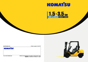Dieselheftrucks Komatsu FD 30 T 14