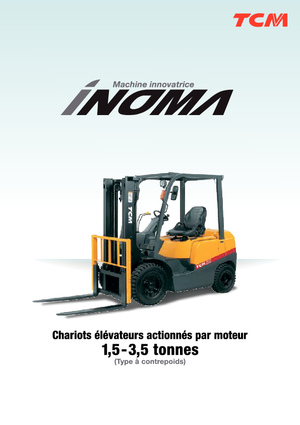Dieselheftrucks TCM FHD 25 T 3 A Inoma