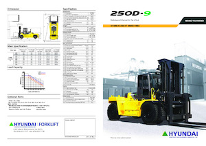 Dieselheftrucks Hyundai 250D-9