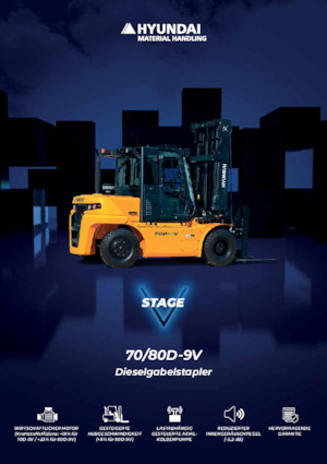 Dieselheftrucks Hyundai 70D-9V