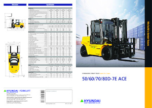 Dieselheftrucks Hyundai 80D-7E ACE