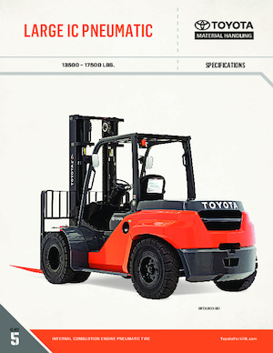 Dieselheftrucks Toyota 8FD80U