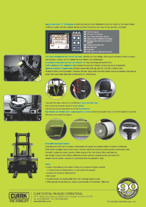 Dieselheftrucks Clark C 80 D 900