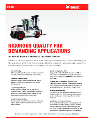 Dieselheftrucks Bobcat D160S-7