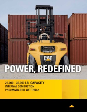 Dieselheftrucks Caterpillar DP135N2