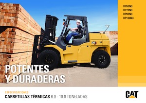 Dieselheftrucks Caterpillar DP80N3