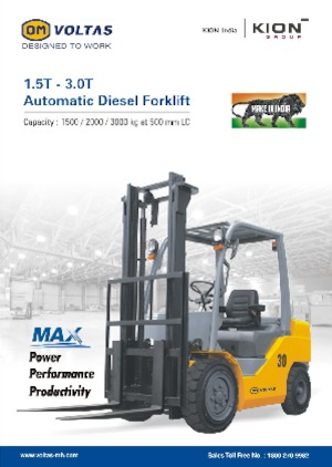 Dieselheftrucks OM DVX30 KAT