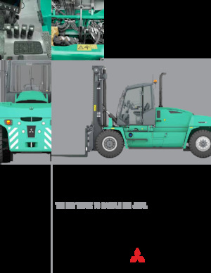 Dieselheftrucks Mitsubishi FD160L6P