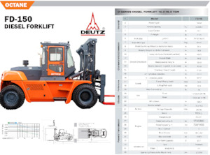 Dieselheftrucks OCTANE FD150