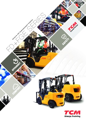 Dieselheftrucks TCM FD50C-E2