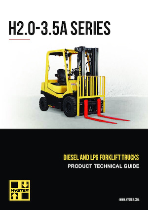 Dieselheftrucks Hyster H2.5A