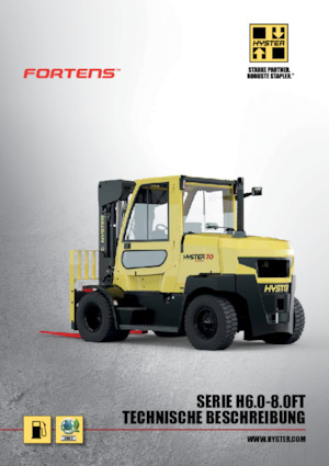 Dieselheftrucks Hyster H7.0FTS 9