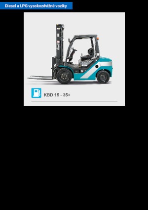 Dieselheftrucks Baoli KBD 25+