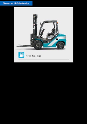 Dieselheftrucks Baoli KBD 25+