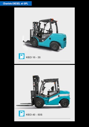 Dieselheftrucks Baoli KBD 25