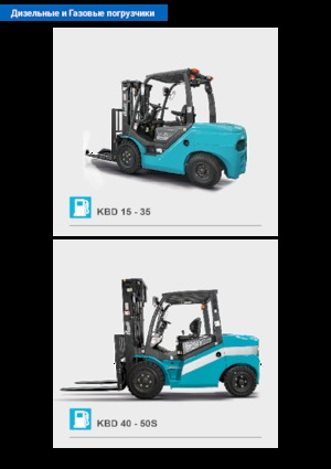 Dieselheftrucks Baoli KBD 25