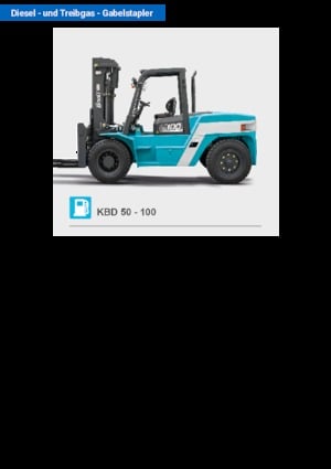 Dieselheftrucks Baoli KBD 100