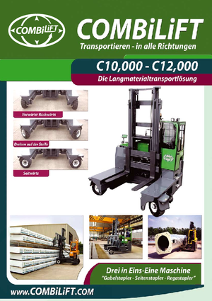 Multidirectionele dieselvorkheftrucks Combi-Lift C 12000