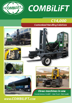 Multidirectionele dieselvorkheftrucks Combi-Lift C 14000/1690mm