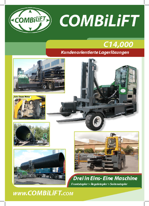 Multidirectionele dieselvorkheftrucks Combi-Lift C 14000/1690mm
