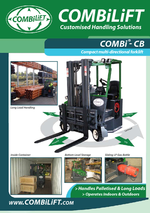Multidirectionele dieselvorkheftrucks Combi-Lift CB 2500