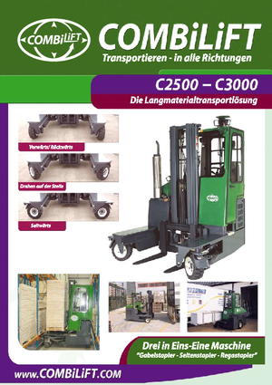 Elektrische Multidirectionele Vorkheftrucks Combi-Lift C 3000