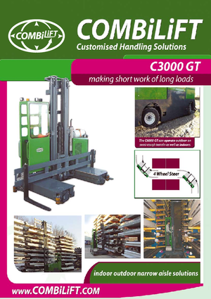 Elektrische Multidirectionele Vorkheftrucks Combi-Lift C 3000 GT
