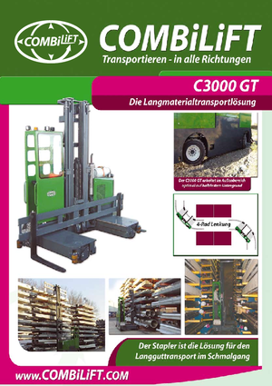 Elektrische Multidirectionele Vorkheftrucks Combi-Lift C 3000 GT