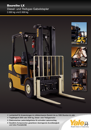 Dieselheftrucks Yale GDP 20 LX