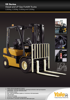 Dieselheftrucks Yale GDP 25VX