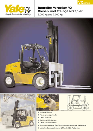 Dieselheftrucks Yale GDP 70 VX
