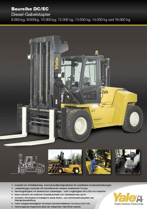 Dieselheftrucks Yale GDP 80 DC