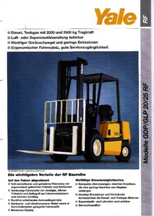 Dieselheftrucks Yale GDP 25 RF