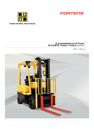 Dieselheftrucks Hyster H1.6FT