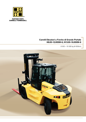 Dieselheftrucks Hyster H12.00XM 6