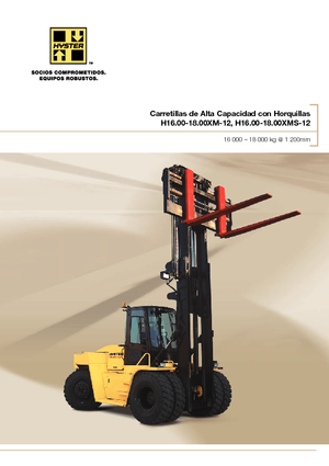 Dieselheftrucks Hyster H16.00XM 12