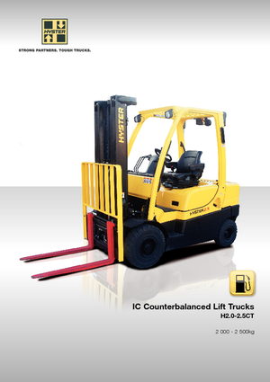 Dieselheftrucks Hyster H2.5XT