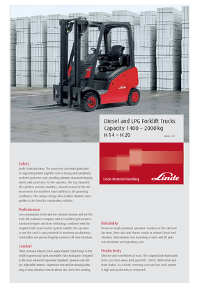 Dieselheftrucks Linde H18D